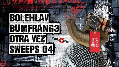 Plakát SAKRAPHON NIGHT: Bolehlav, Bumfrang3, Otra Vez, Sweeps 04