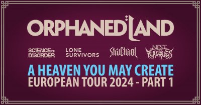 Plakát ORPHANED LAND • A Heaven Your May Create Tour 2024 • Praha