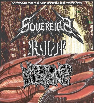 Plakát Sovereign /NOR/ Ruun /NOR/ Wretched Blessing /USA/