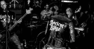 Plakát ANCIENT RAGE (rock 'n' roll street metal, USA) + KAL'I CIPA (hc/punk)