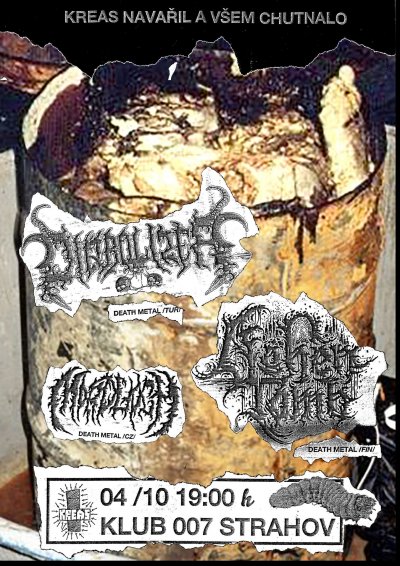 Plakát Diabolizer /TUR/ Ashen Tomb /FIN/ Mordloch /CZE/