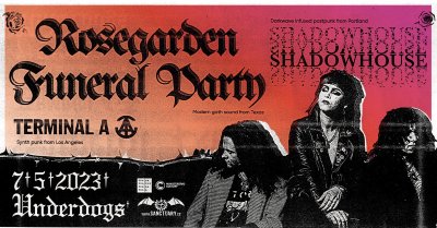 Plakát Rosegarden Funeral Party (US) + Shadowhouse (US) + Terminal A (US)
