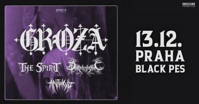 Plakát GROZA, THE SPIRIT? ANTE-INFERNO, ANTIKVLT