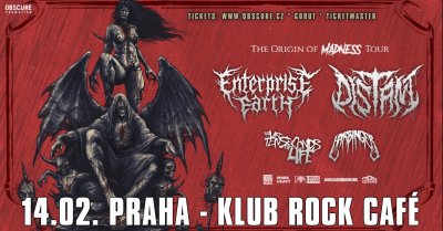 Plakát ENTERPRISE EARTH, DISTANT, THE LAST TEN SECONDS OF LIFE, HARBINGER - Praha