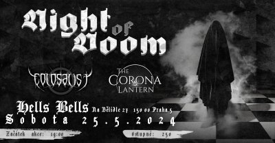 Plakát Night of Doom - Colosalist a The Corona Lantern