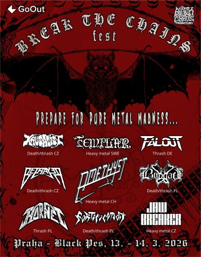 Plakát BREAK THE CHAINS – Oldschool metal festival