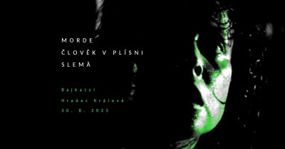 Plakát ALIEN HARDCORE MATINÉ ↯ MORDE + ČLOVĚK V PLÍSNI + S.L.E.M.Ä.