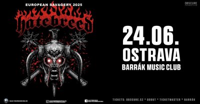 Plakát Hatebreed - Ostrava