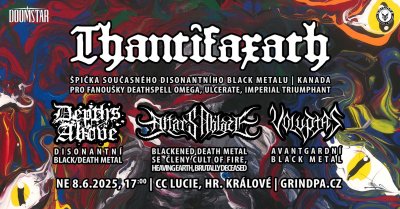 Plakát Thantifaxath + Altars Ablaze + Depths Above + Voluptas