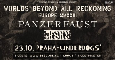 Plakát PANZERFAUST, AFSKY + support - Praha