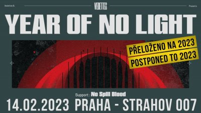 Plakát YEAR OF NO LIGHT, NO SPILL BLOOD - Praha