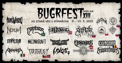 Plakát BUGRFEST vol. XIII 2025