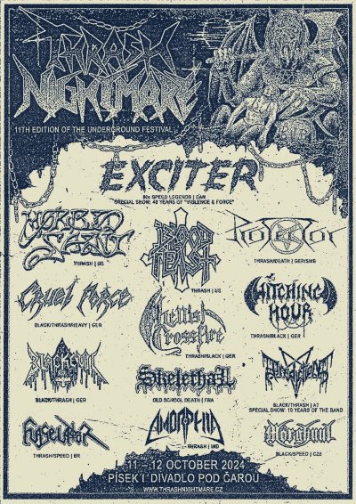 Plakát Thrash Nightmare Fest XI.