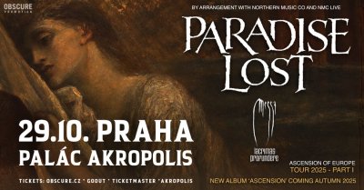Plakát Paradise Lost, Messa, Lacrimas Profundere