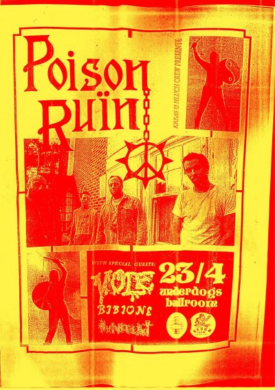 Plakát Poison Ruïn / Vole / Bibione / Dunkelbot