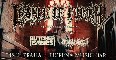 Plakát Cradle of Filth, Butcher Babies, Mental Cruelty