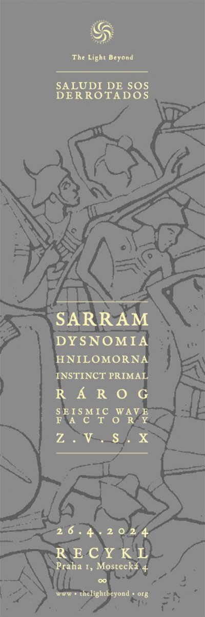 Plakát S A R R A M (Sardegna/IT) w/ DYSNOMIA • HNILOMORNA • INSTINCT PRIMAL • RÁROG • SWF • ZVSX