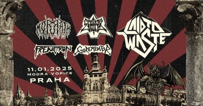 Plakát Metalstorm over thousand spires - Laid to Waste, Morrath, Frenatron, Sphinx, Gorementor