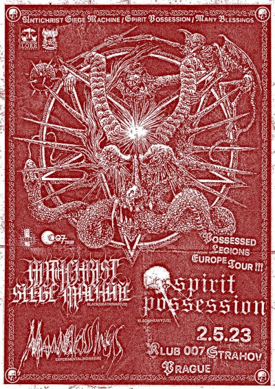 Plakát Antichrist Siege Machine / Spirit Possession / Many Blessings