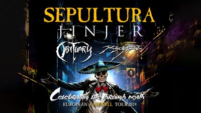Plakát SEPULTURA, Jinjer, Obituary, Jesus Piece - European Farewell Tour 2024