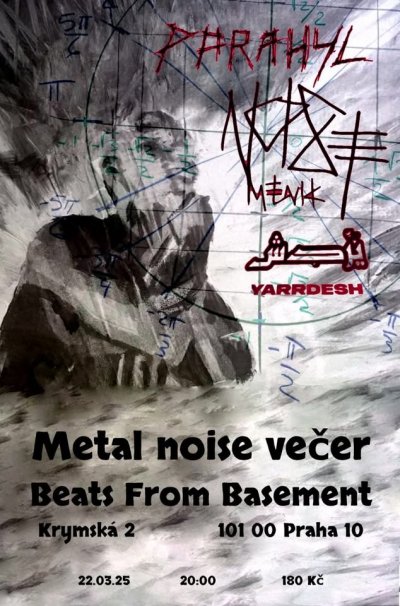 Plakát PARAHYL // NOISE MELNIK // YARRDESH v Basementu