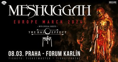 Plakát Meshuggah, The Halo Effect, Mantar