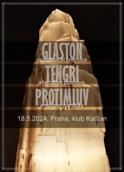 Plakát GLASTON + TENGRI + PROTIMLUV