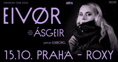 Plakát Eivør, Ásgeir, Elinborg - Praha