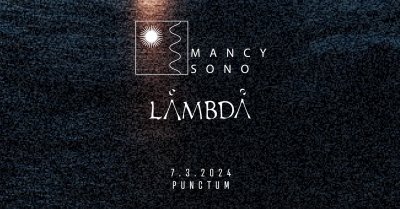 Plakát Mancy Sono (single release) + Lambda