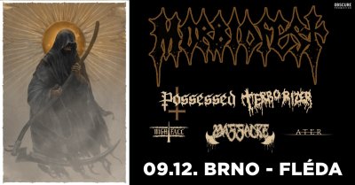 Plakát MORBIDFEST 2025: Possessed, Terrorizer, Massacre, Nightfall, Ater