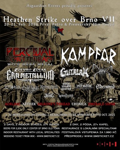 Plakát Heathen Strike over Brno VII