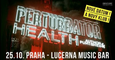 Plakát Perturbator, Health, Author & Punisher - Praha