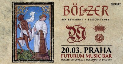 Plakát BØLZER, MISÞYRMING, VITRIOL, TREPANERINGSRITUALEN - Praha