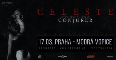 Plakát CELESTE, CONJURER - Praha
